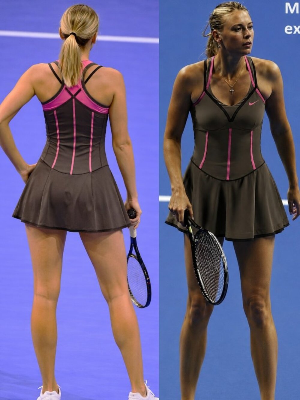 NWT Maria Sharapova Nike Tennis Dress w/ Bra Pleated skirt M Medium